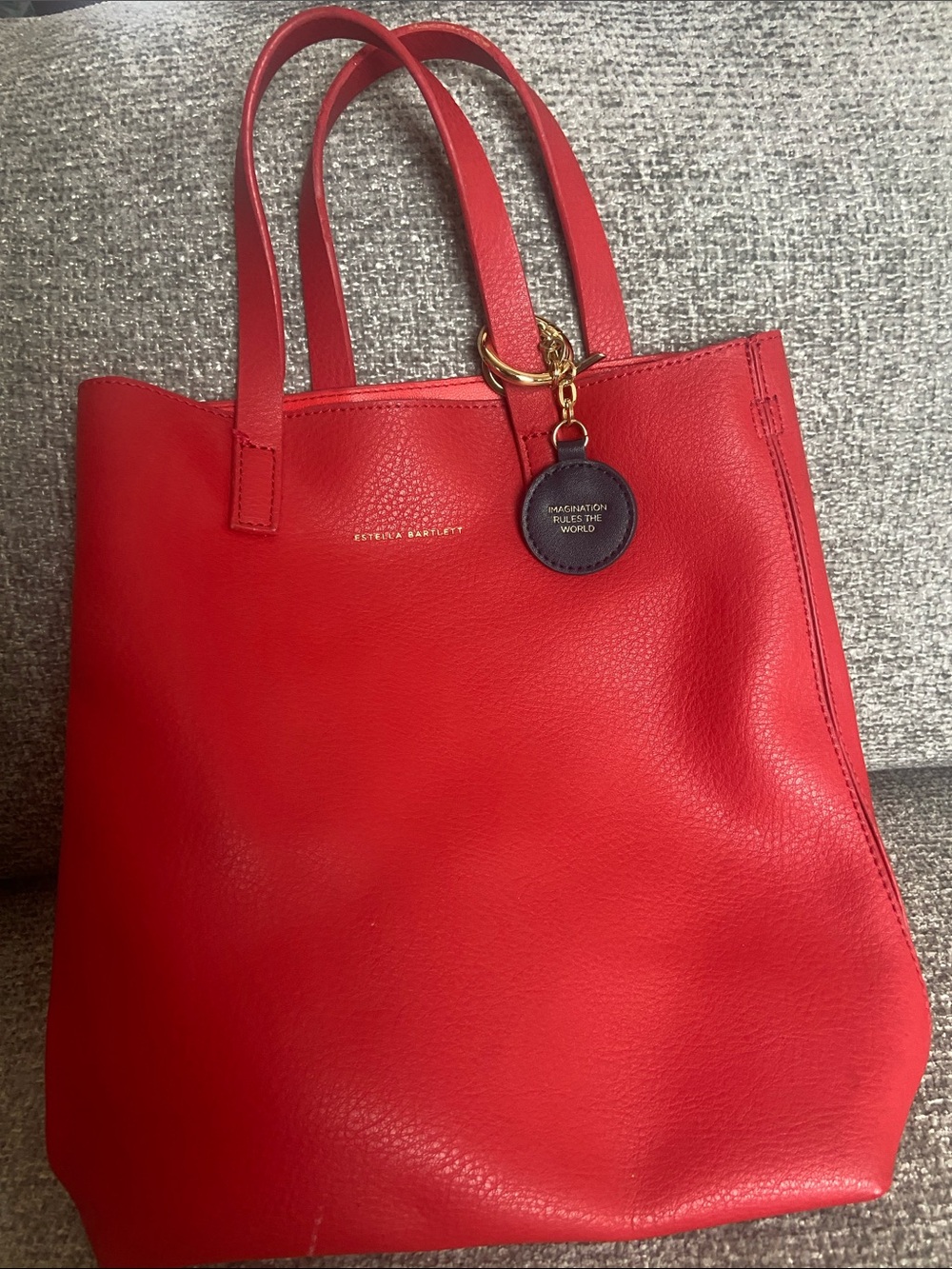 Estella Bartlett Red Tote with Charm